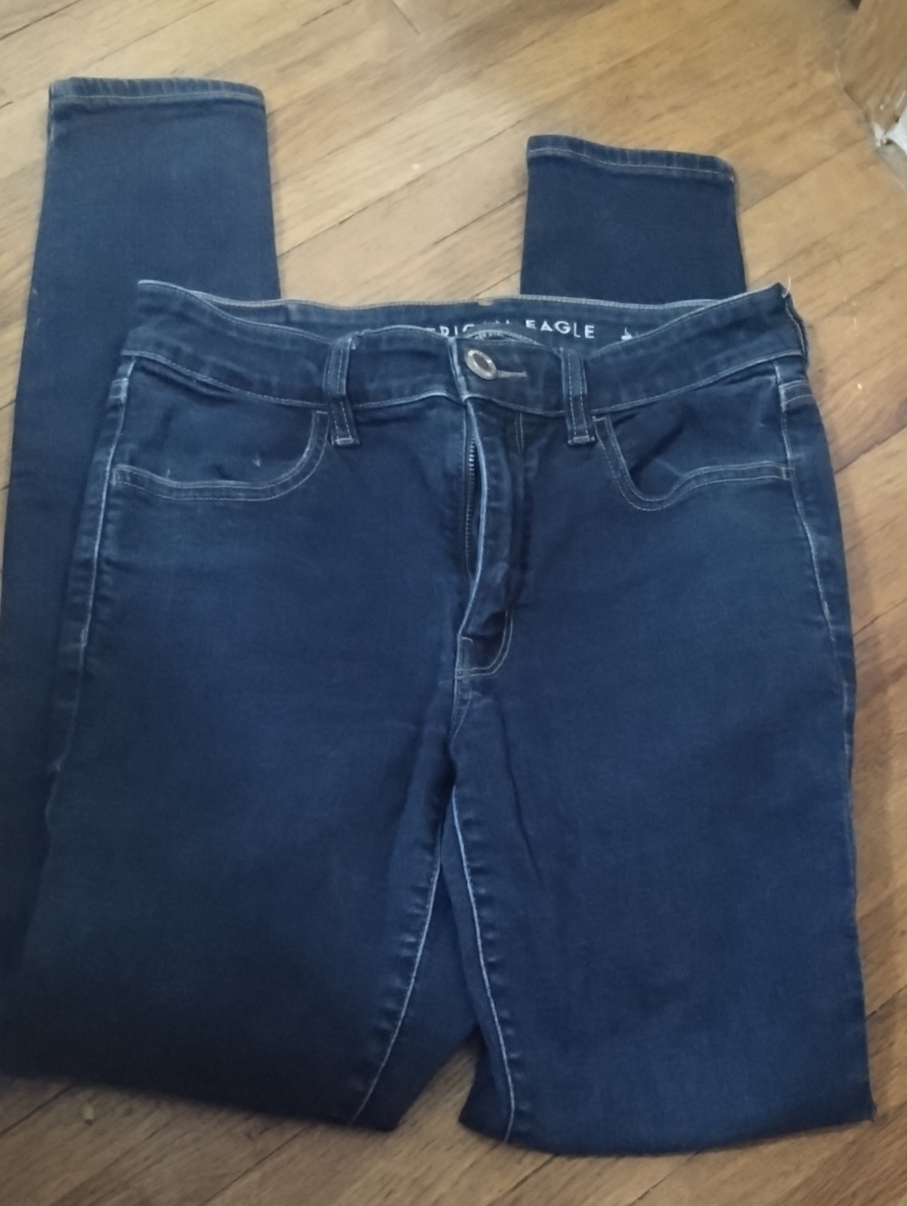 American Eagle Outfitters Dark Blue Skinny Jeans